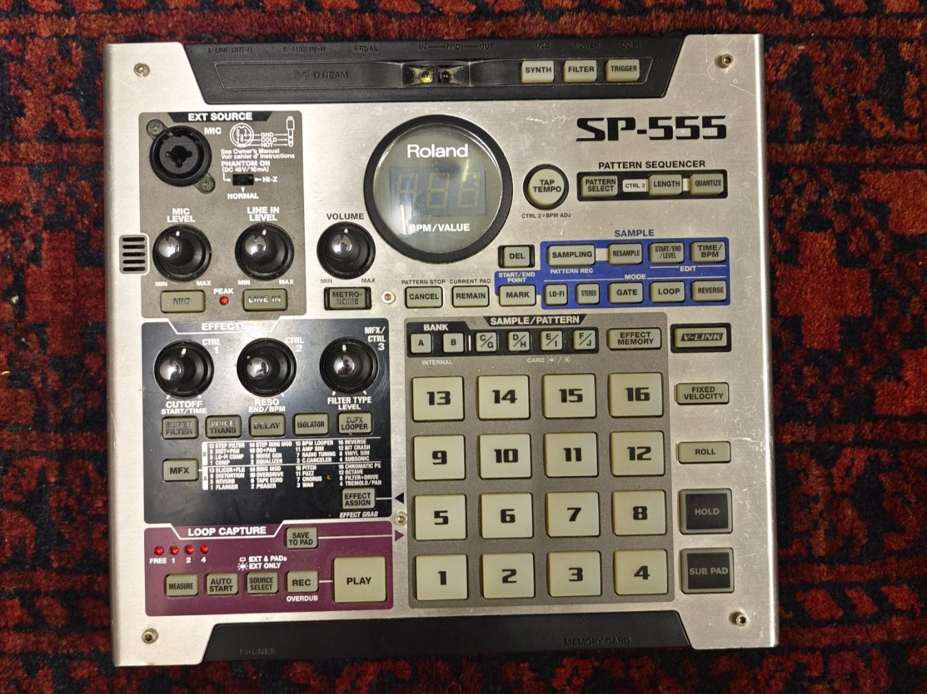Strumenti musicali: Roland SP-555 (Sampler) – Usato da Neuchâtel venduto da Salseroni