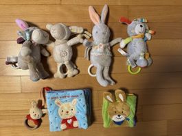 Musik-Kuscheltier mit Ziehfunktion und Stoffbüchern
