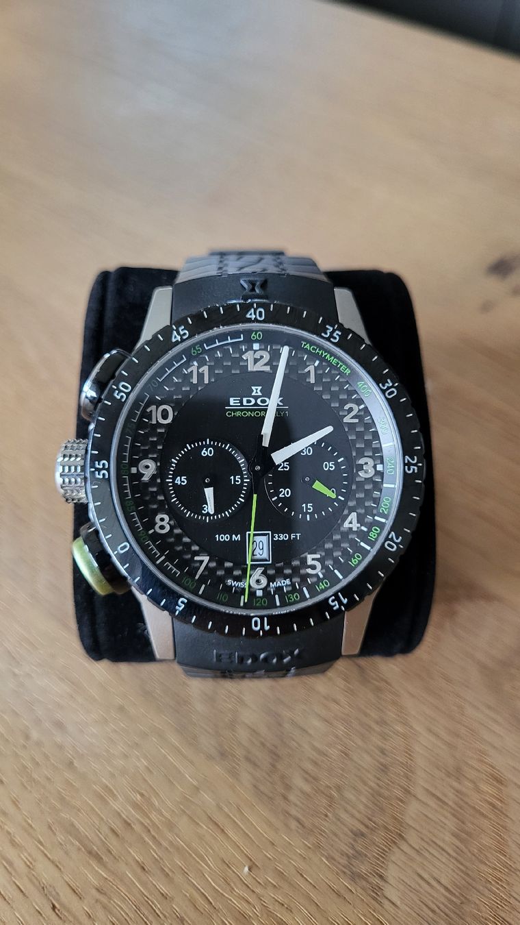 Edox Uhren: Edox Chronorally Grün – Gebraucht aus Tennwil von Mailo2 1