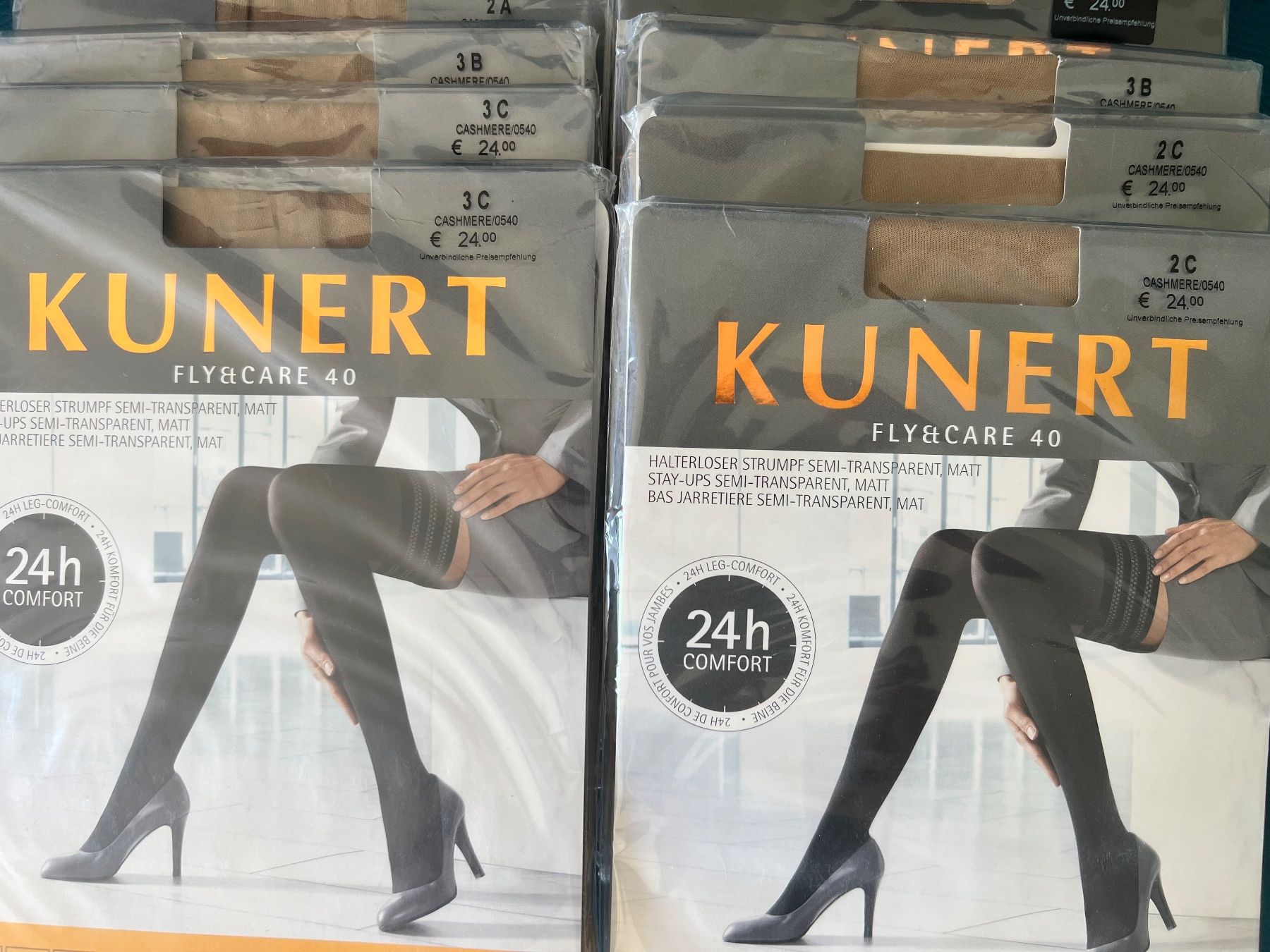 Kunert Calze & Collant: Strümpfe KUNERT Fly&Care 40/Cashmere – Nuovo e nell'imballaggio originale da Zumikon venduto da DamenFashionShop 1