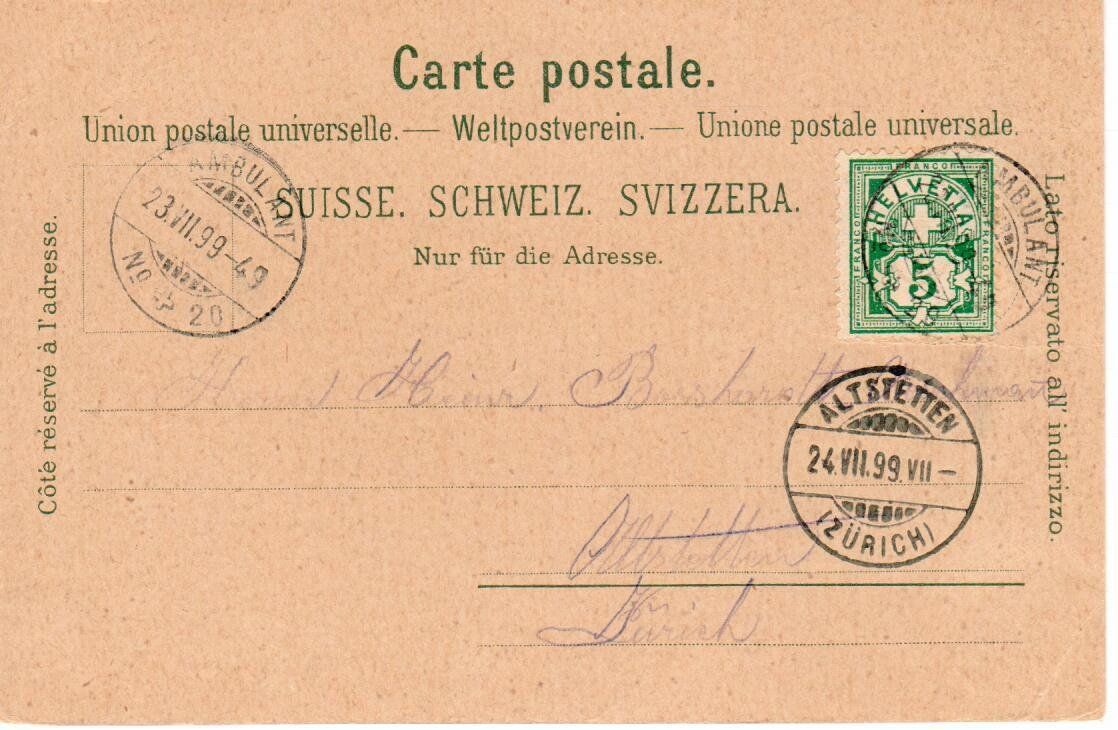 Ansichtskarten: Treib 1899 – Gebraucht aus Wolhusen von Curver9 1