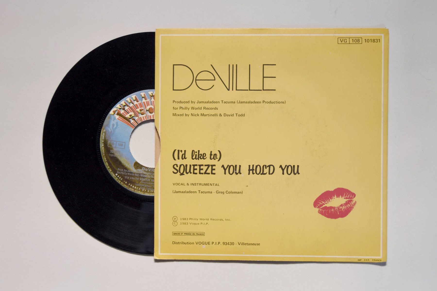 Dischi in vinile: DeVille - (I'd Like to) Squeeze You – Usato da Belmont-sur-Yverdon venduto da ag97 1