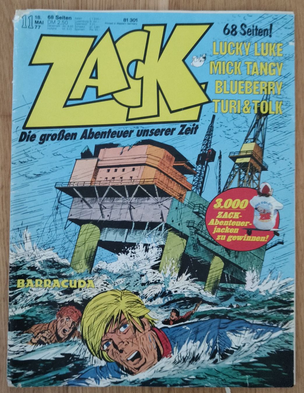 Fumetti: ZACK Comic Magazin Nr.11 vom Mai 1977 – Difettoso da Dietlikon venduto da Dietlikon_Verkauf