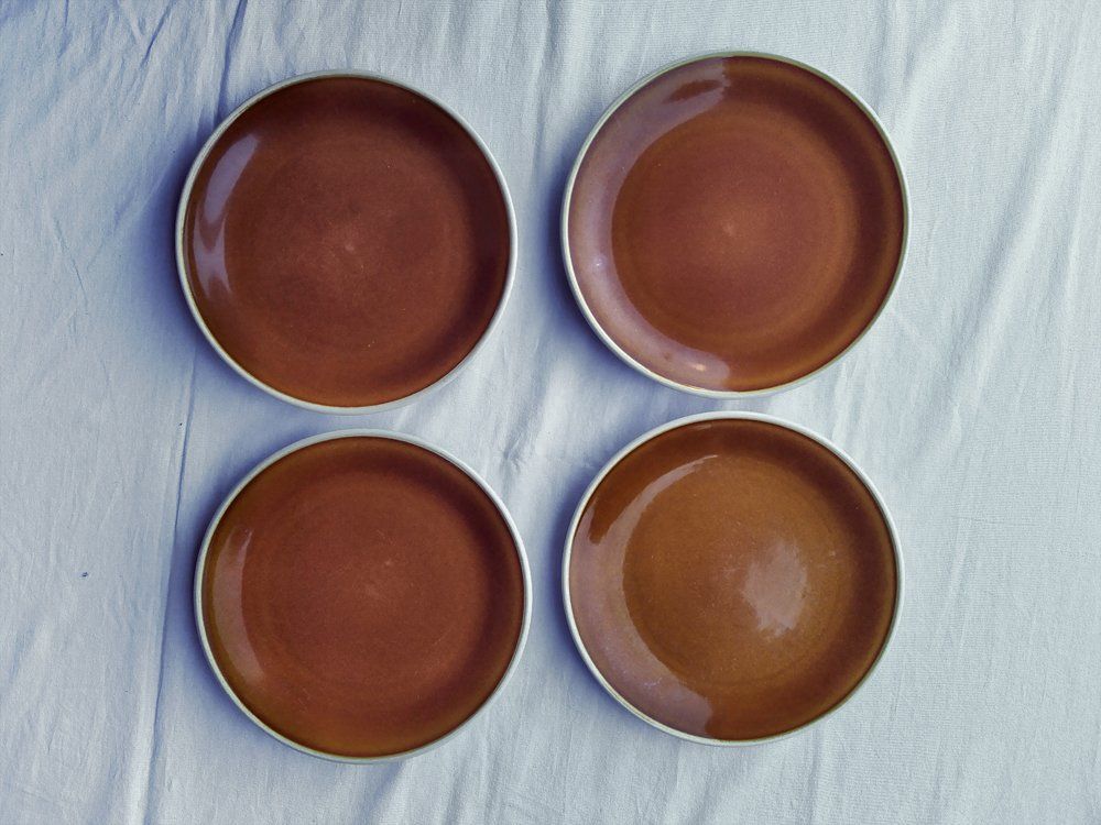 Piatti: 4 Assiettes brunes - RÖSSLER? – Usato da Morgins venduto da Laurentcorinne 2
