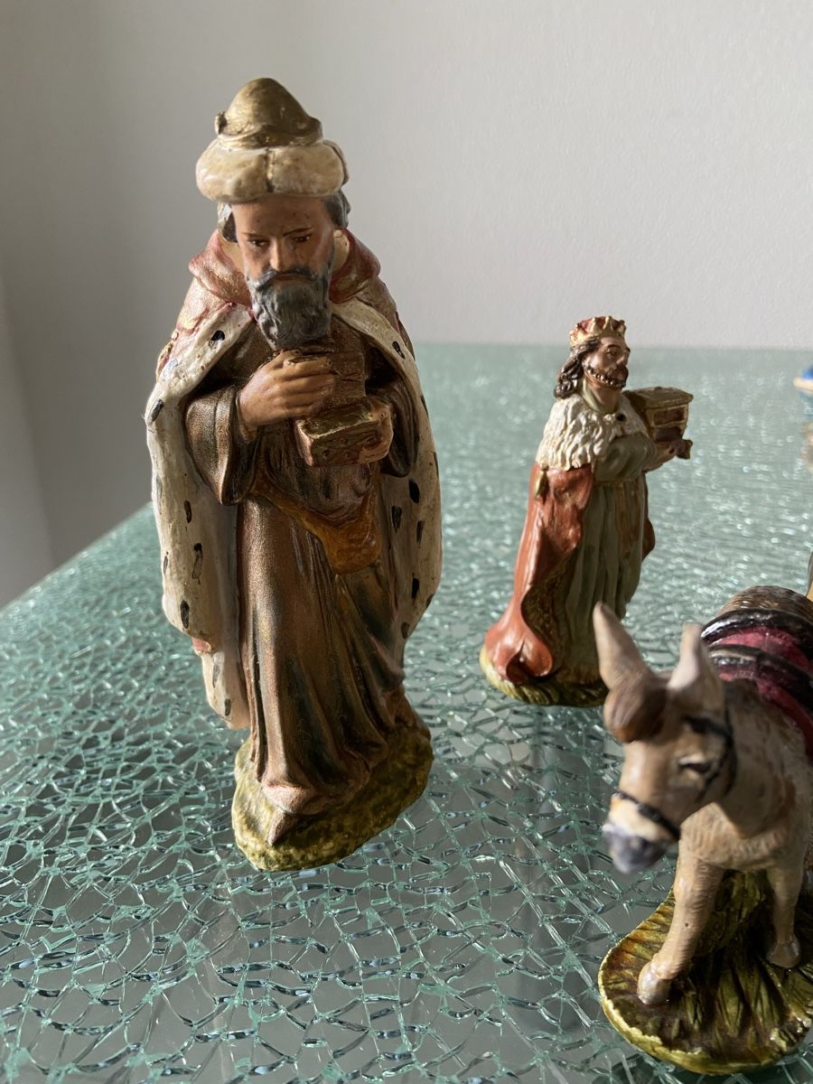 Statuette: 4 Weihnachtskrippen Figuren – Usato da Oftringen venduto da andrax 1