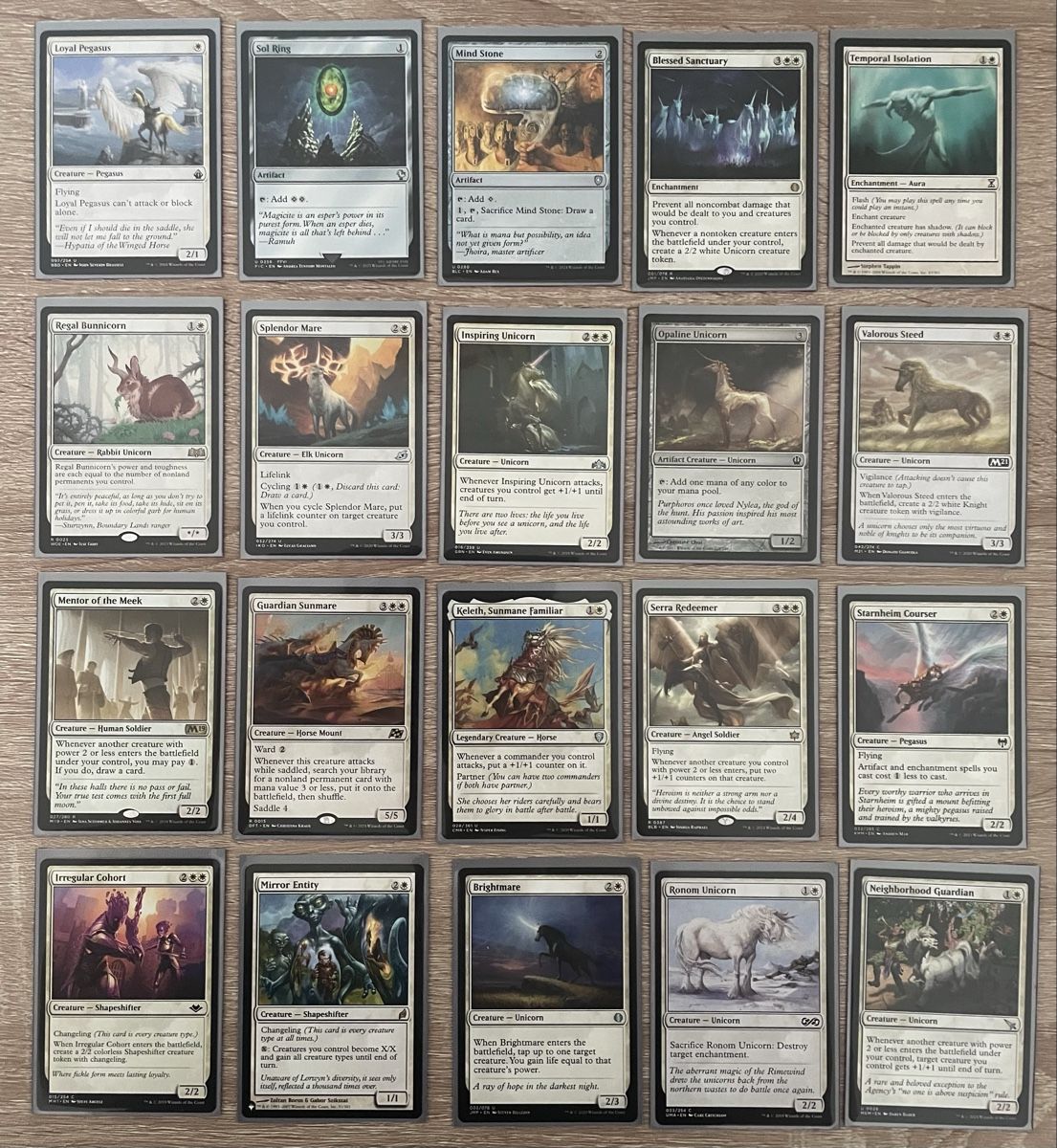 Magic The Gathering Carte collezionabili: MTG Custom Pegasus & Unicorn Commander Deck mit Zubehör  – Usato da Wattenwil venduto da Staldi1985 3