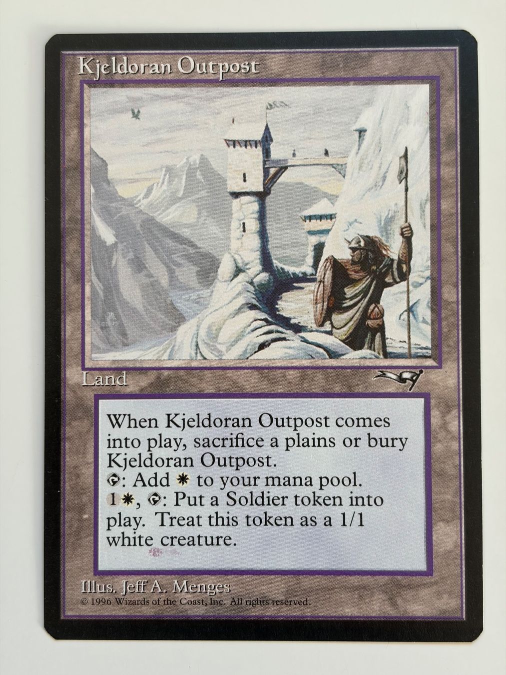 Magic The Gathering Carte collezionabili: Kjeldoran Outpost - Alliances – Usato da Bonstetten venduto da ddiederichs