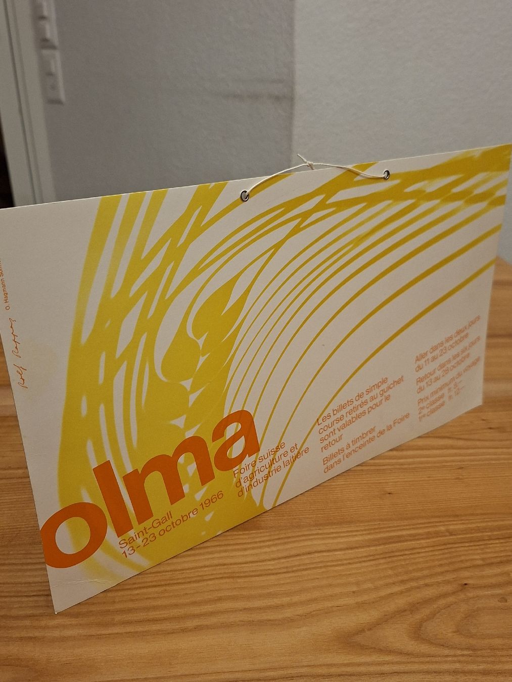 Insegne: Olma 1966 Schild – Usato da Ganterschwil venduto da HeidiuPeter 7