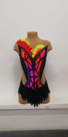 Rhythmische Gymnastik Leotard Dressli Anzug Gr. 164cm