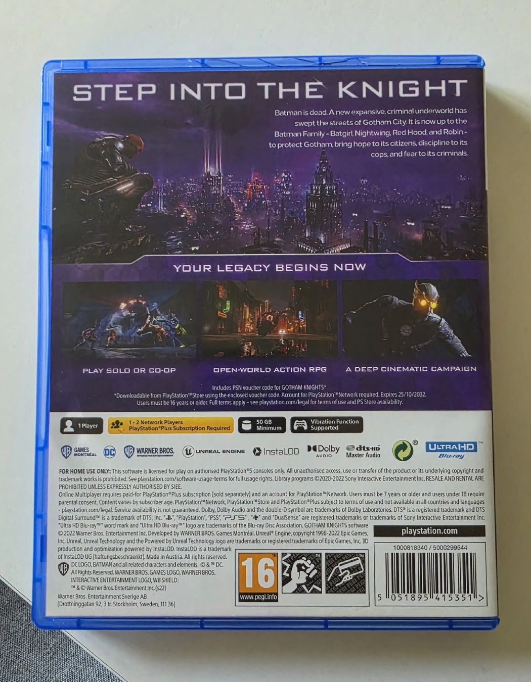 Sony Giochi: Gotham Nights – Nuovo (secondo la descrizione) da Schaffhausen venduto da elagozlum86 1