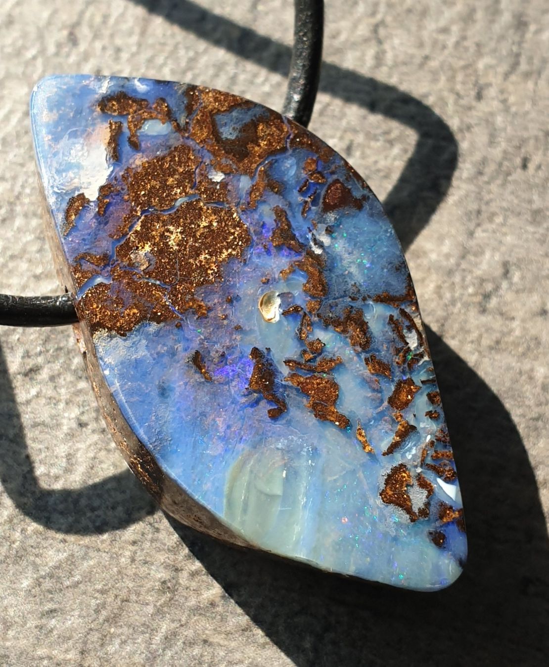 Anhänger: Anhänger Boulder Opal. – Neu (gemäss Beschreibung) aus Niederbüren von Raphael014 3