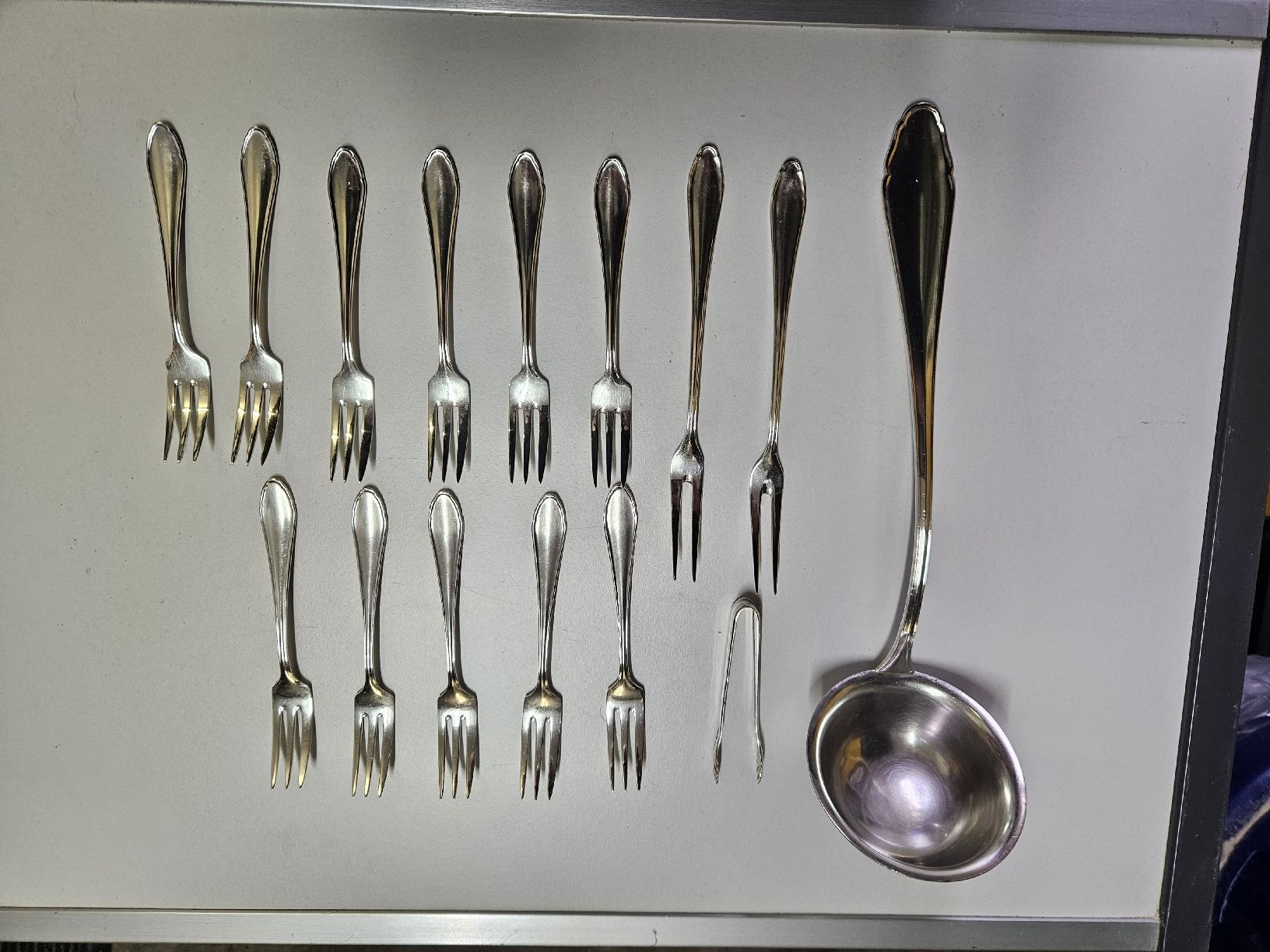 Set di posate: Silber Besteck 59 Teilig 90er – Usato da Wil ZH venduto da Bossi73 6