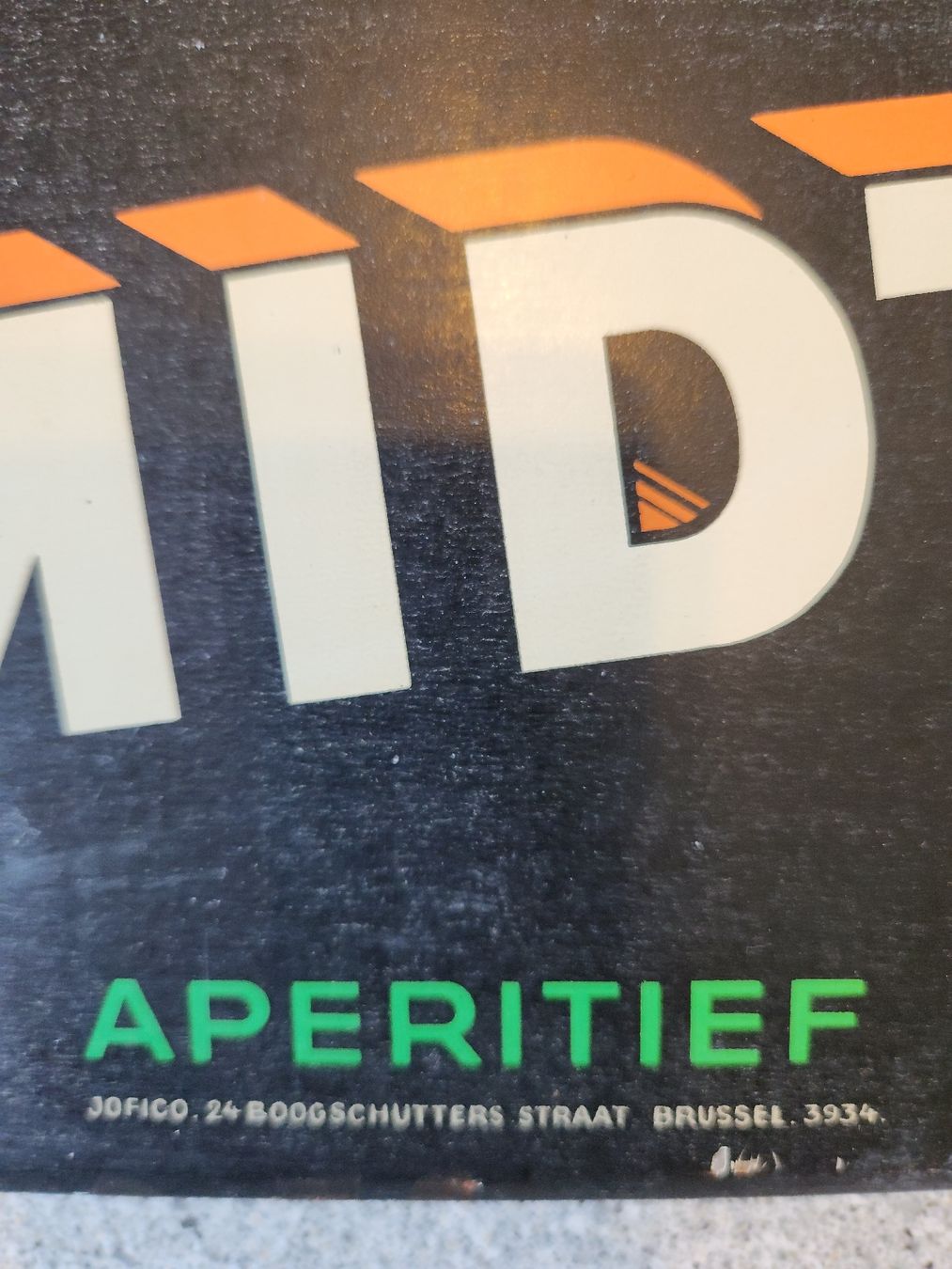 Insegne: Witte Schmidt Aperitief Plakat Brusselse Luxe Blechschild – Usato da Stein AG venduto da Metaluna 3