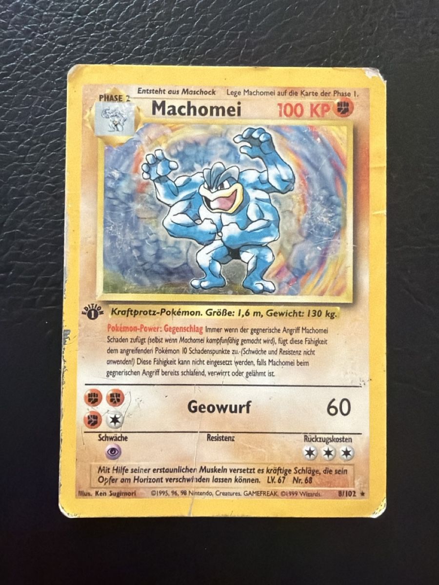 Pokémon Sammelbilder & Trading cards: Machomei 8/102 – Gebraucht aus Hettlingen von SanCor7206