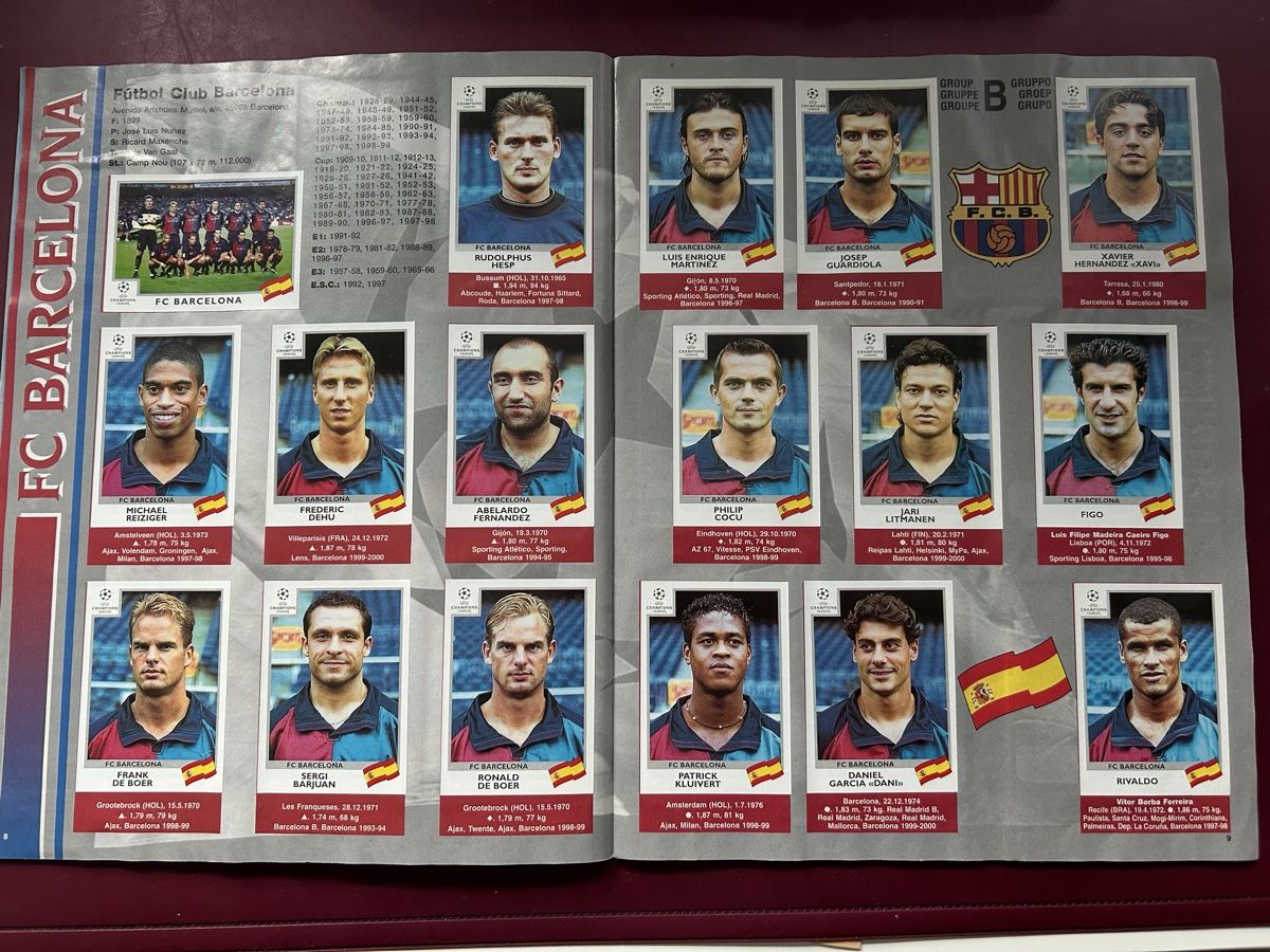 Panini Album: Panini CL Album 1999-2000 – Usato da Binningen venduto da Flagello 4