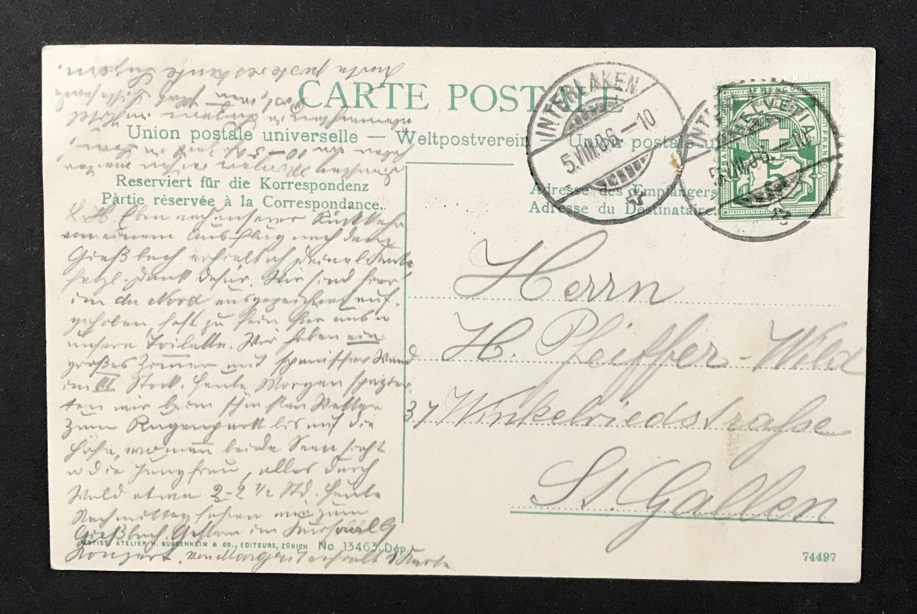Cartoline postali: ANTIKE ANSICHTSKARTE – Usato da Ostermundigen venduto da wini63 1