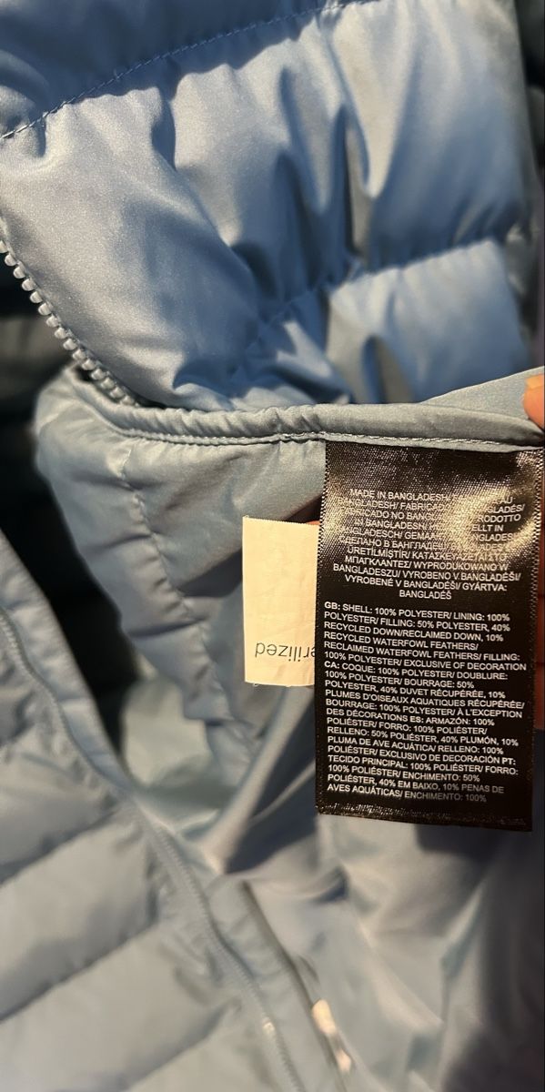 North Face Cappotti: The North Face Steppmantel hellblau Grösse M – Usato da bern venduto da Wunder08 3
