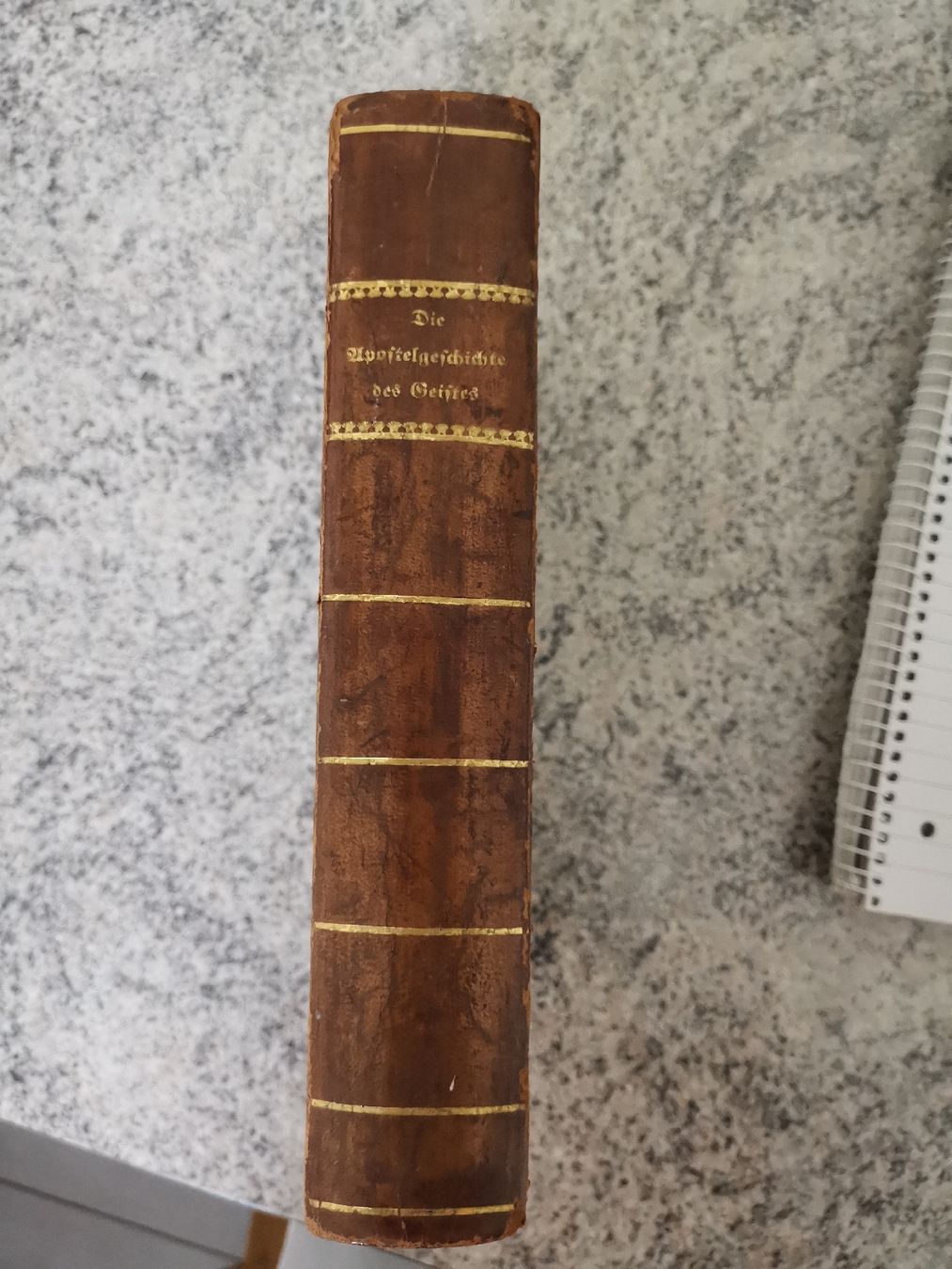 Bücher: Antikes Buch "Die Apostelgeschichte des Geistes", 1855. – Gebraucht aus basel von lupettone 2