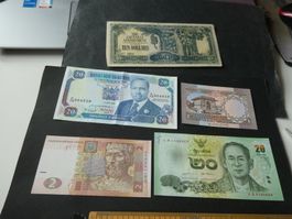 Weltbanknoten, alte Geldscheine