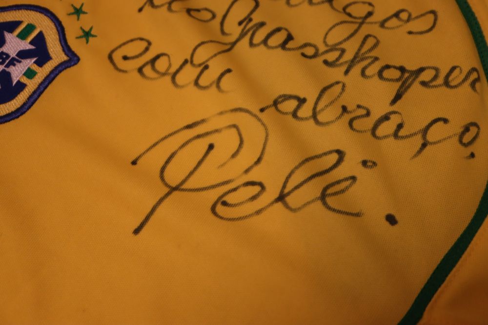 Adidas Leibchen & Hosen: Very Rare - Trikot mit Org. Unterschrift - PELÉ - an GCZ – Gebraucht aus Zürich von KE-Sales 2