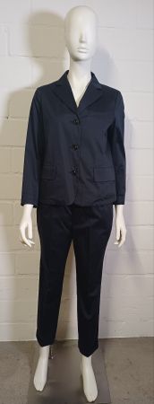 Eleganter Hosenanzug von Lis Lareida, dunkelblau, Gr. 38