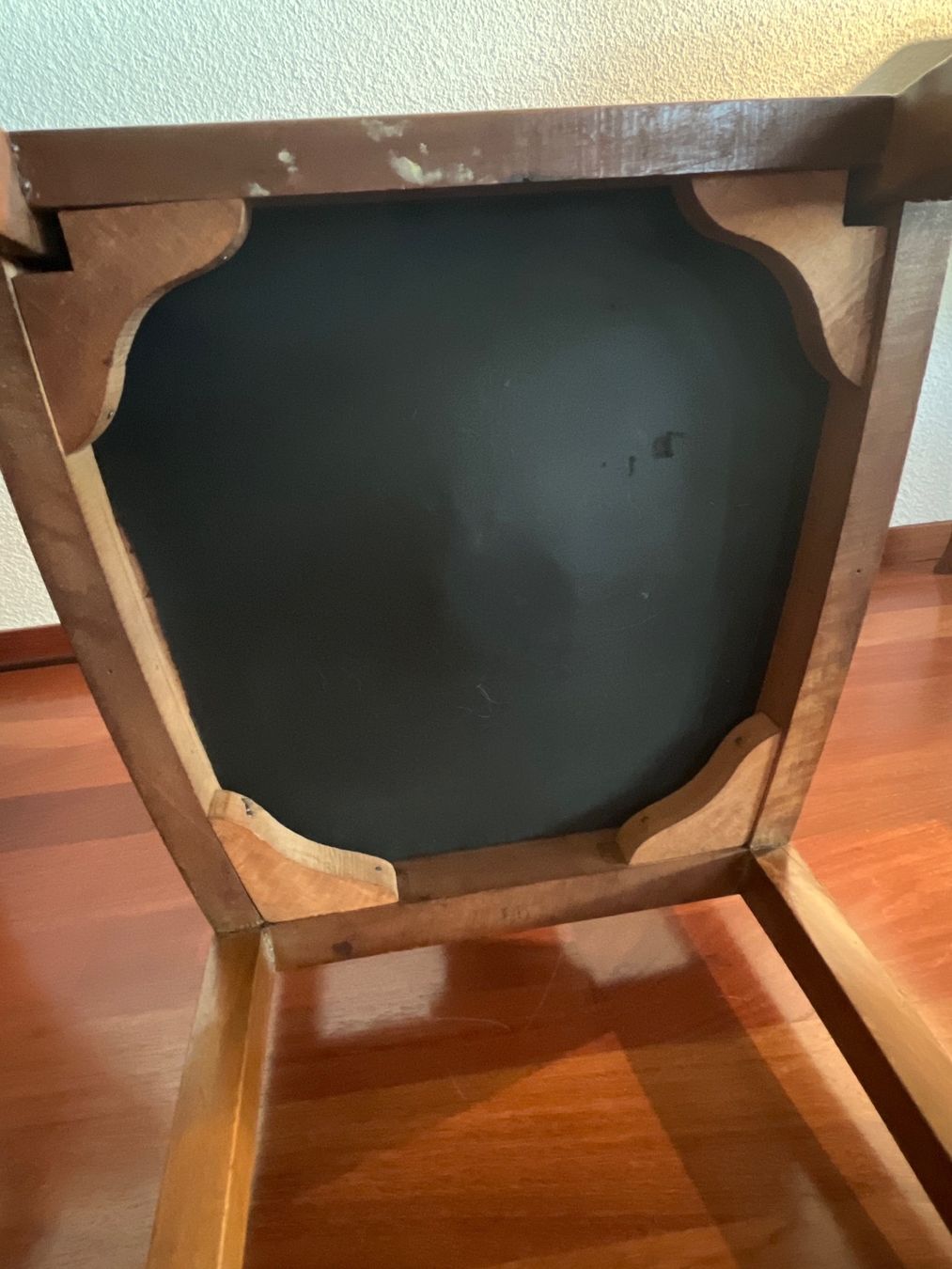 Sedie: Vintage Stuhl, Holz & Samt – Usato da Luzern venduto da Jiggy_8898 8