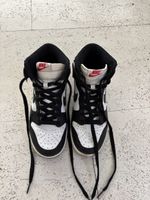Nike Dunk High Turnschuhe schwarz weiss Grösse 38