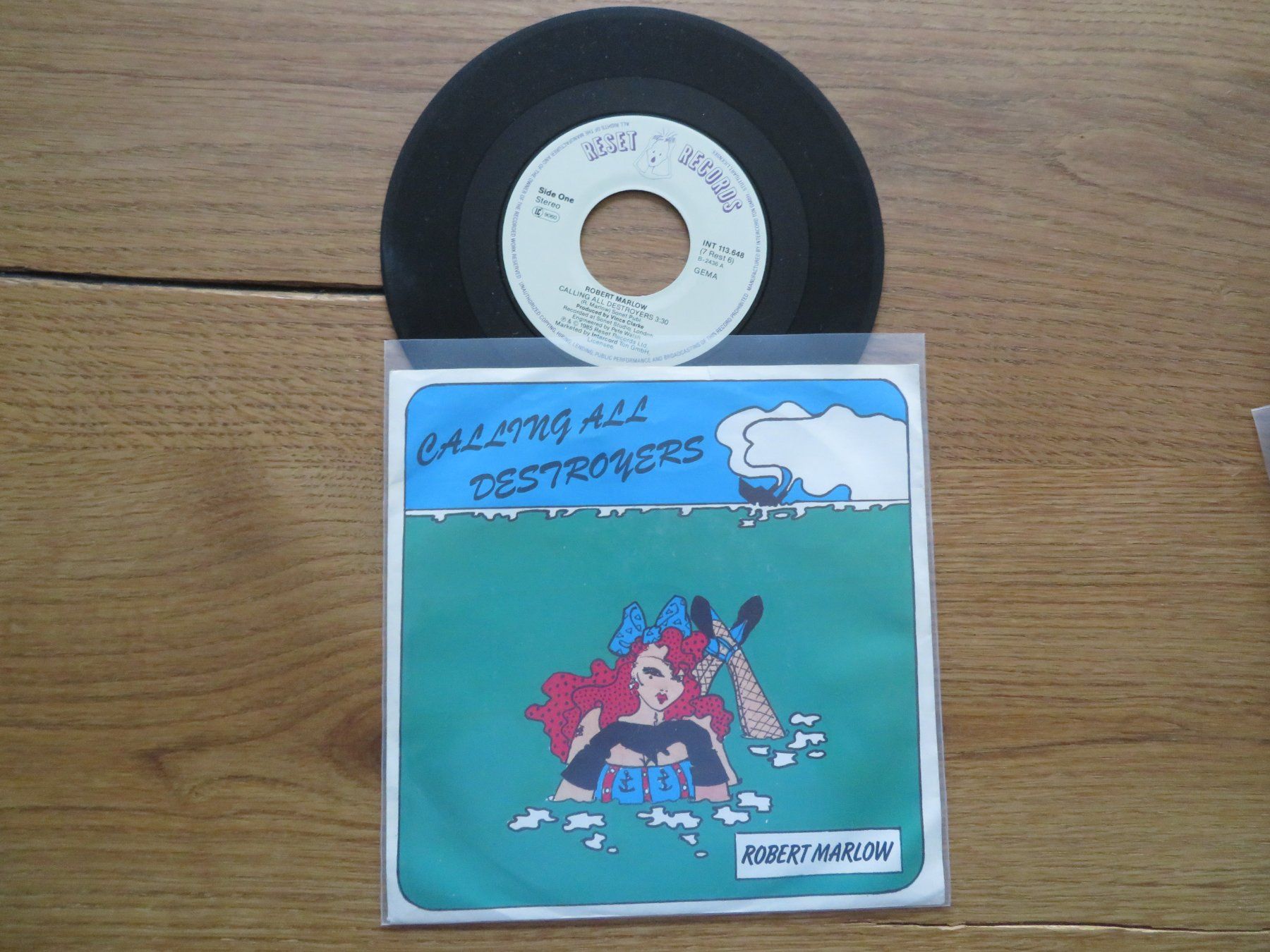 Dischi in vinile: Robert Marlow - Calling All Destroyers (7" Vinyl) – Nuovo (secondo la descrizione) da Zürich venduto da max_cp5f