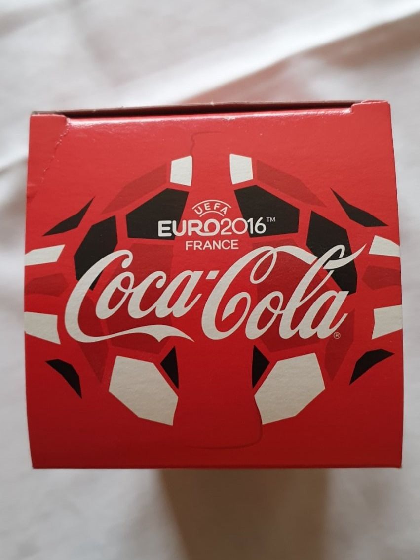 Coca-Cola Bicchieri: 1 Coca Cola Glas UEFA 2016 – Nuovo e nell'imballaggio originale da Läufelfingen venduto da jac_vp95 2