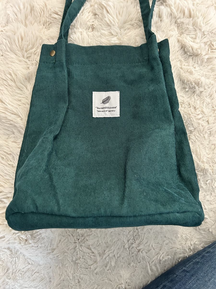Taschen: Sac en velours côtelé vert – Gebraucht aus MARTIGNY von xmi_q5tv 1