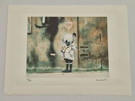 Banksy "Space Girl with Bird" (limitiert 20/150)