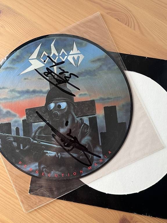 Dischi in vinile: UNTERSCHRIEBENE SODOM PERSECUTION MANIA PICTURE DISK – Usato da Stadel b. Niederglatt venduto da Jonnybravo