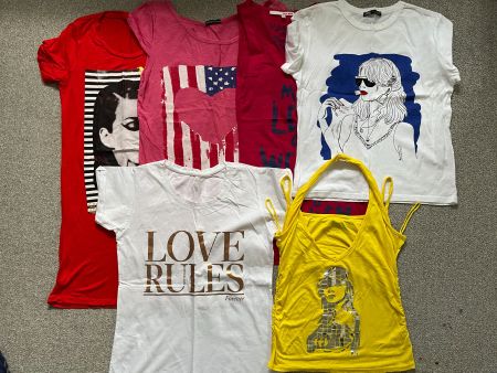 6 Damen Sommer Shirts Gr. S