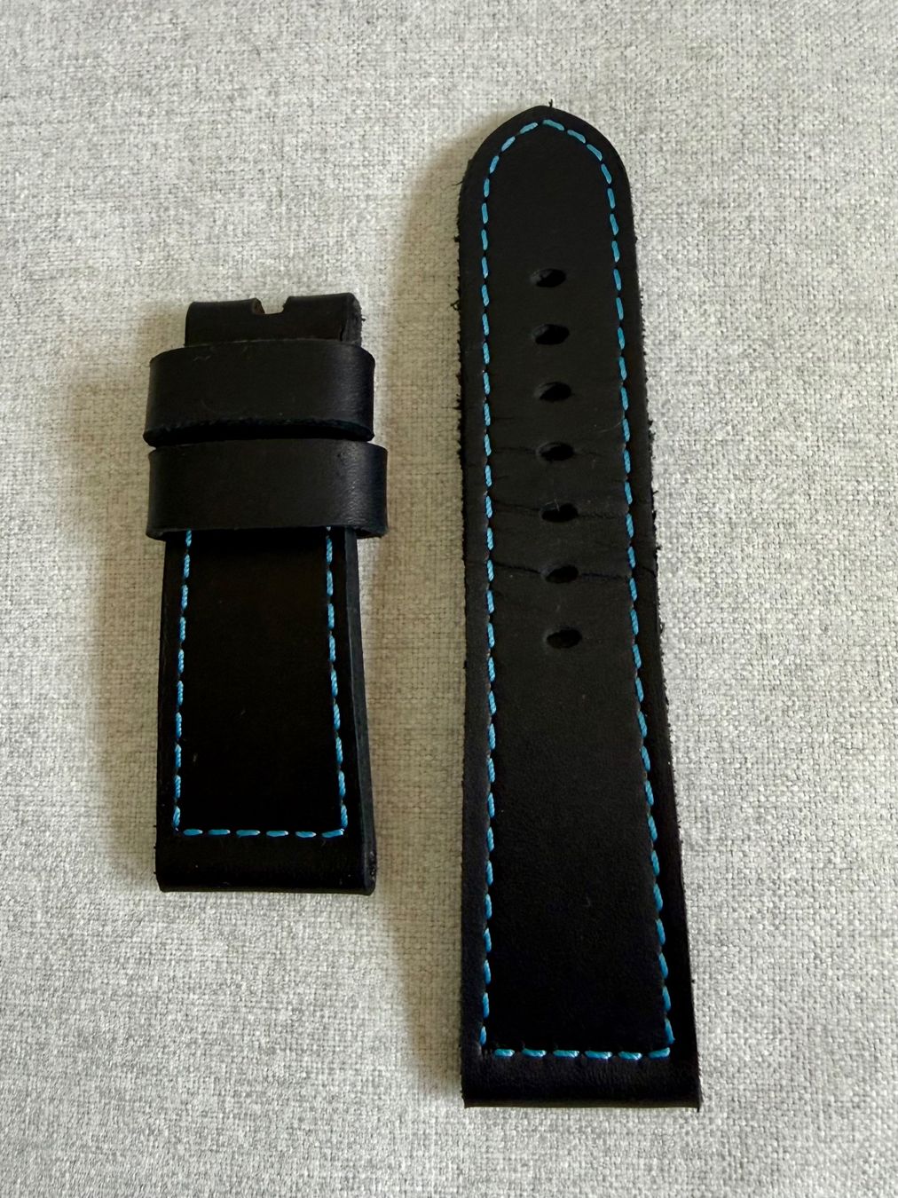 Panerai Armbänder & -reifen: Panerai OEM black leather strap 26/22 mm – Neu (gemäss Beschreibung) aus Rivaz von yoda2005