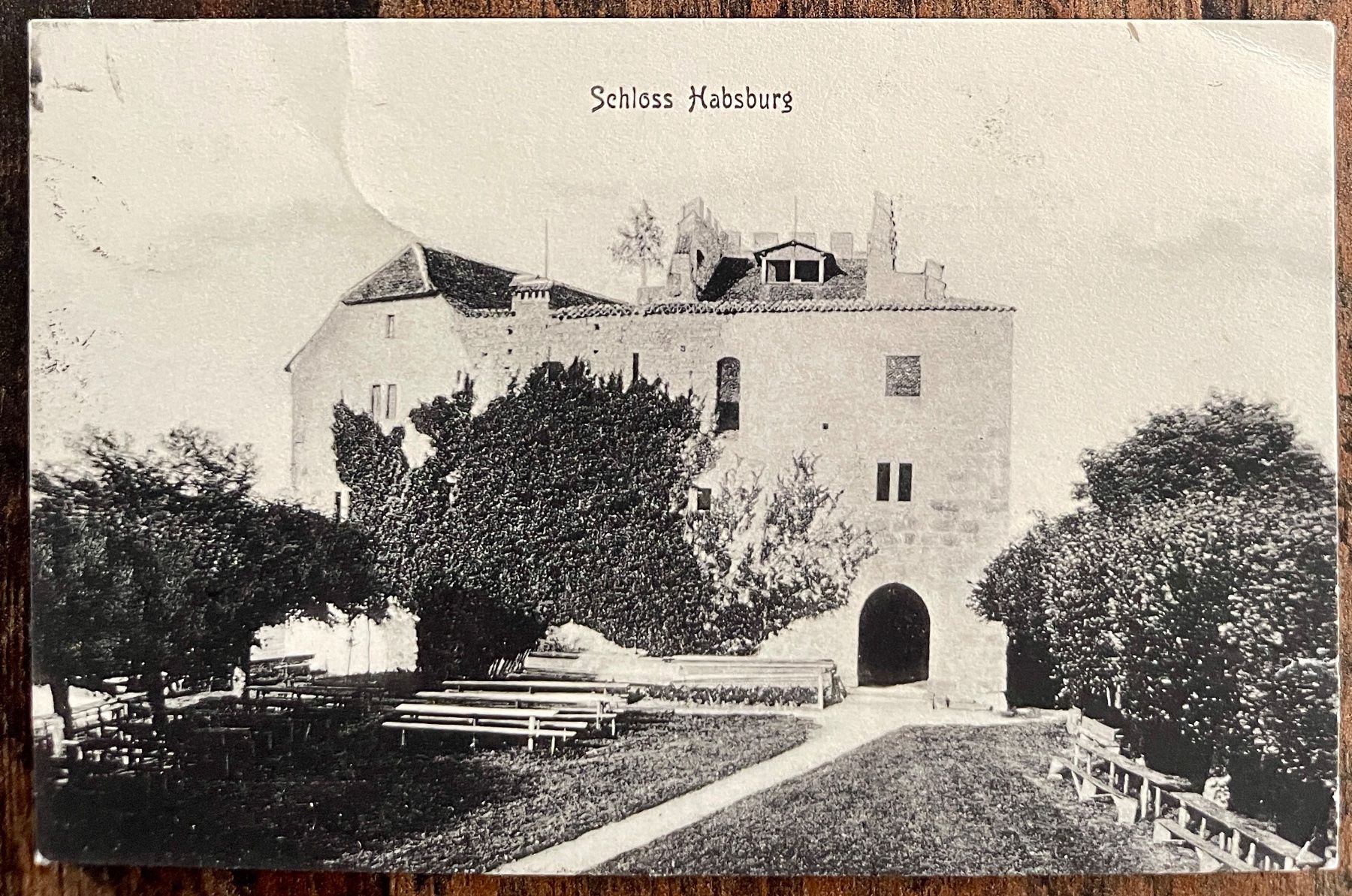 Ansichtskarten: HABSBURG - AG: Schloss 1909 – Gebraucht aus Lutry von Ediego