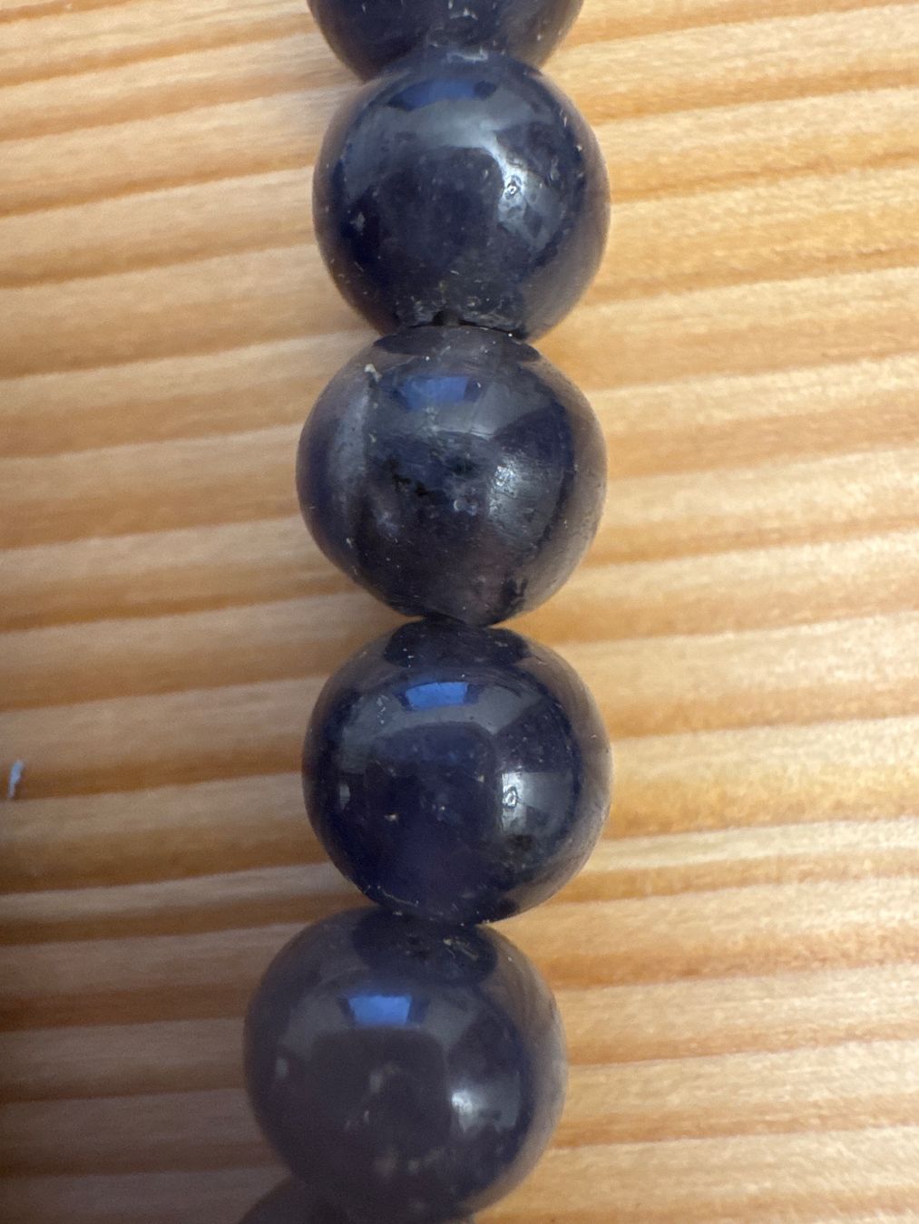 Catenine: Wunderschöne, seltene Iolith-Kette (45 cm) – Nuovo (secondo la descrizione) da Zürich venduto da Tarafo5 1
