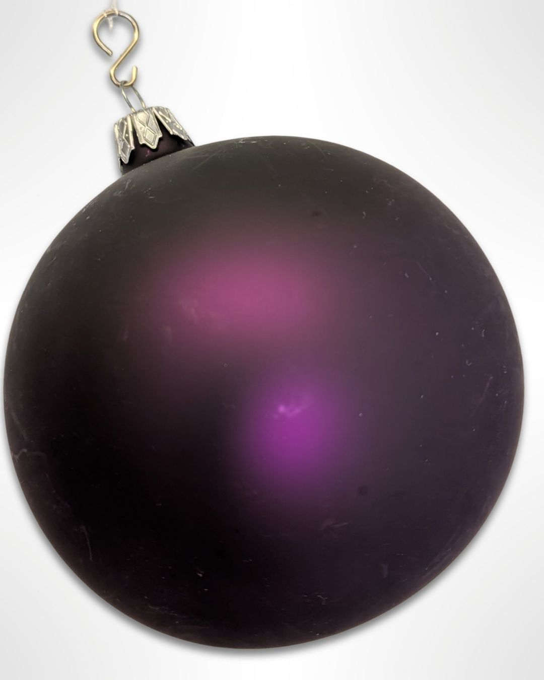 Alle Dekorationen: Weihnachtskugeln purpur/grau/silber 142 Stück – Gebraucht aus Suhr von Restwert_Suhr 5
