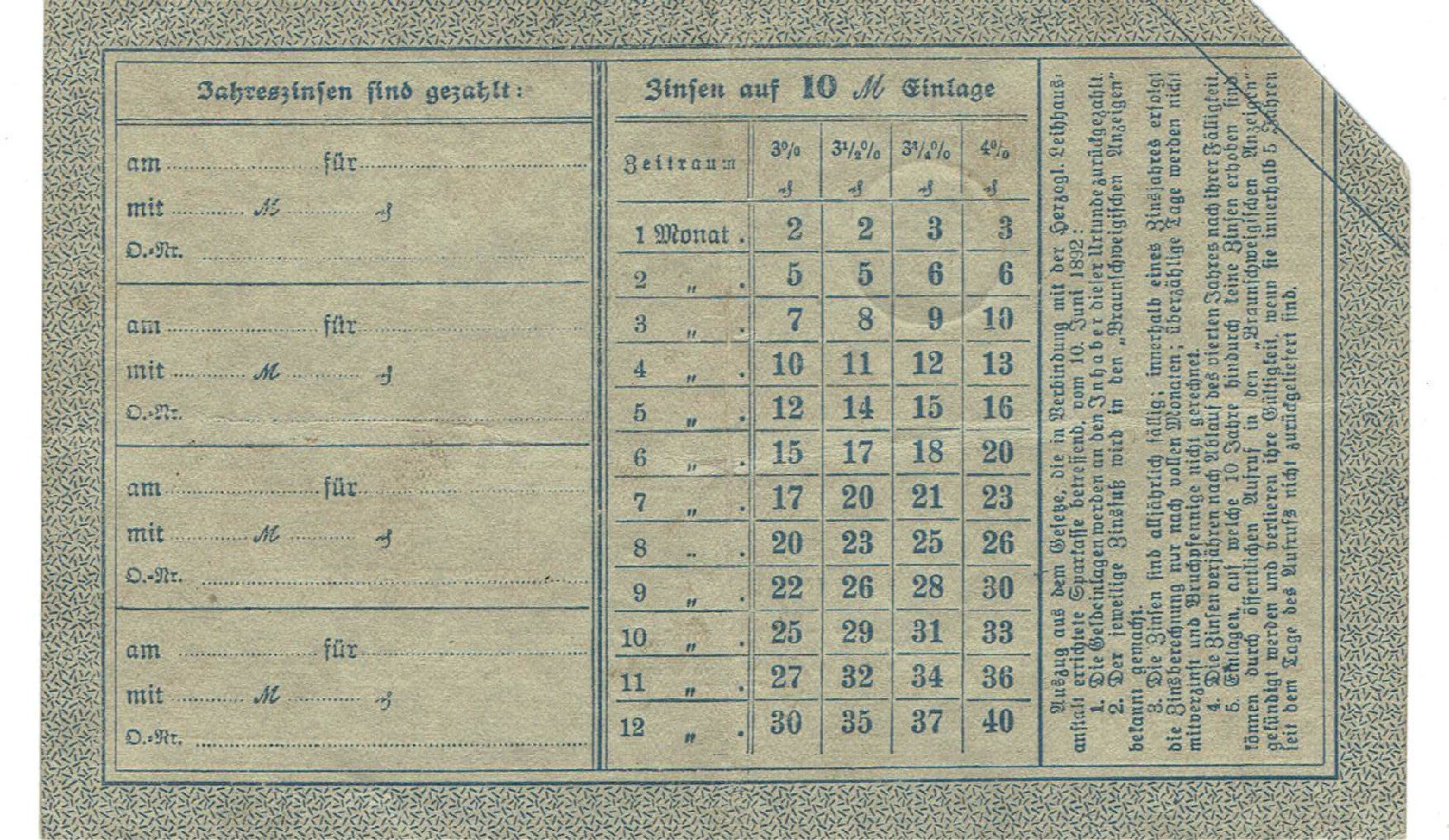Banconote: Braunschweig 10 Mark+Stempel LitE 01.11.1918 SS+-SS++ – Usato da Steffisburg venduto da ber_8htf 1