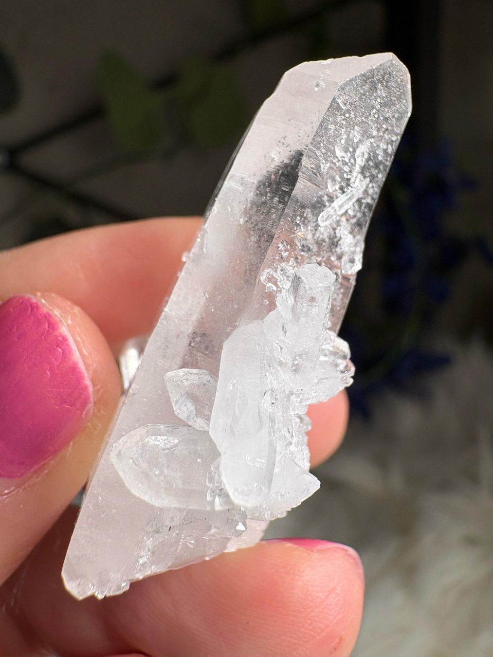 Minerali & Pietre curative: Kolumbianischer Lemurian-Quarz-Cluster – Nuovo (secondo la descrizione) da Neuheim venduto da m.hald 3