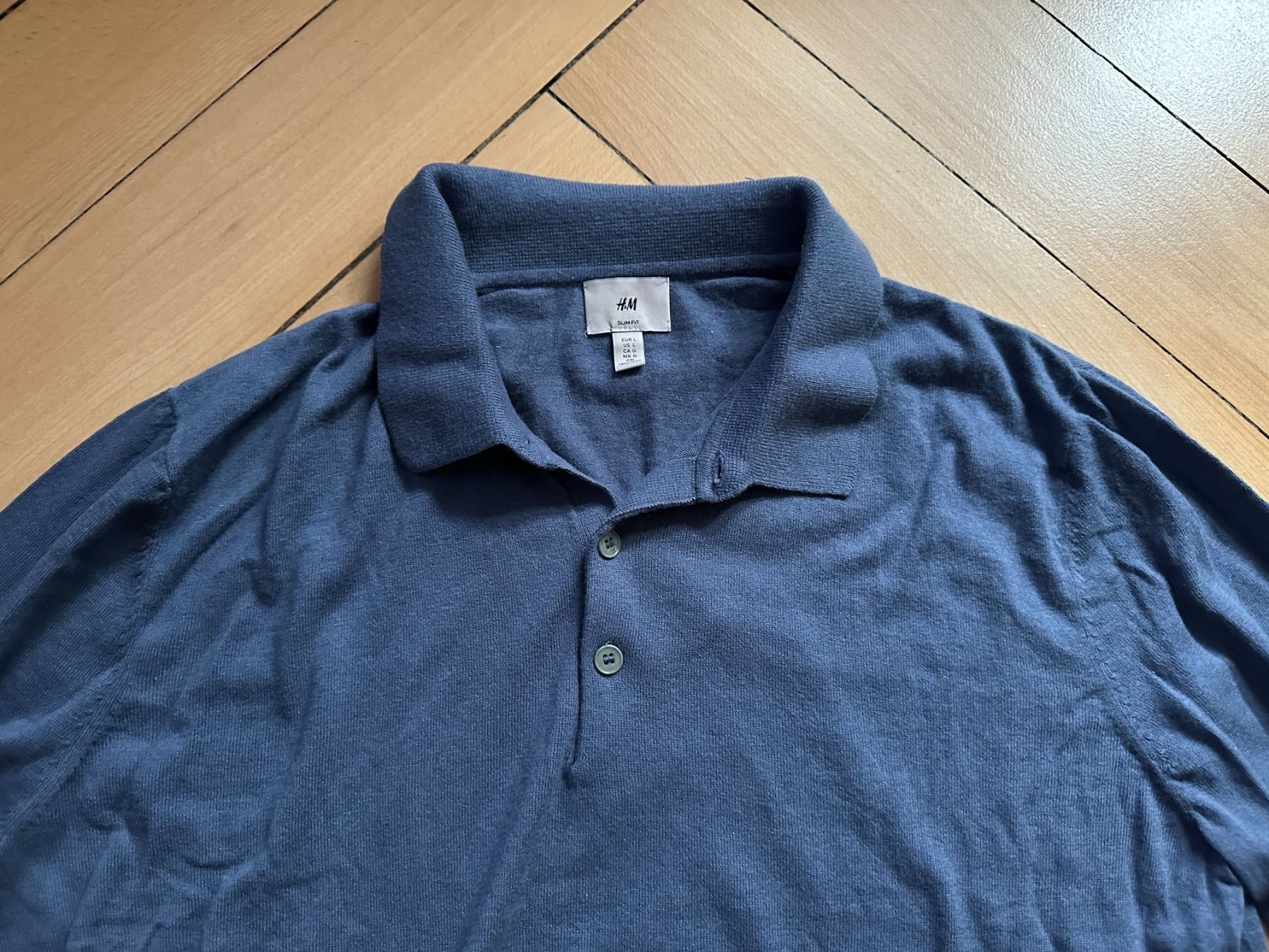 H&M Pullover & Sweatshirts: Feinstrick Pullover hellblau (Baumwolle-Kaschmir) L – Gebraucht aus Zürich von Diazaio 1