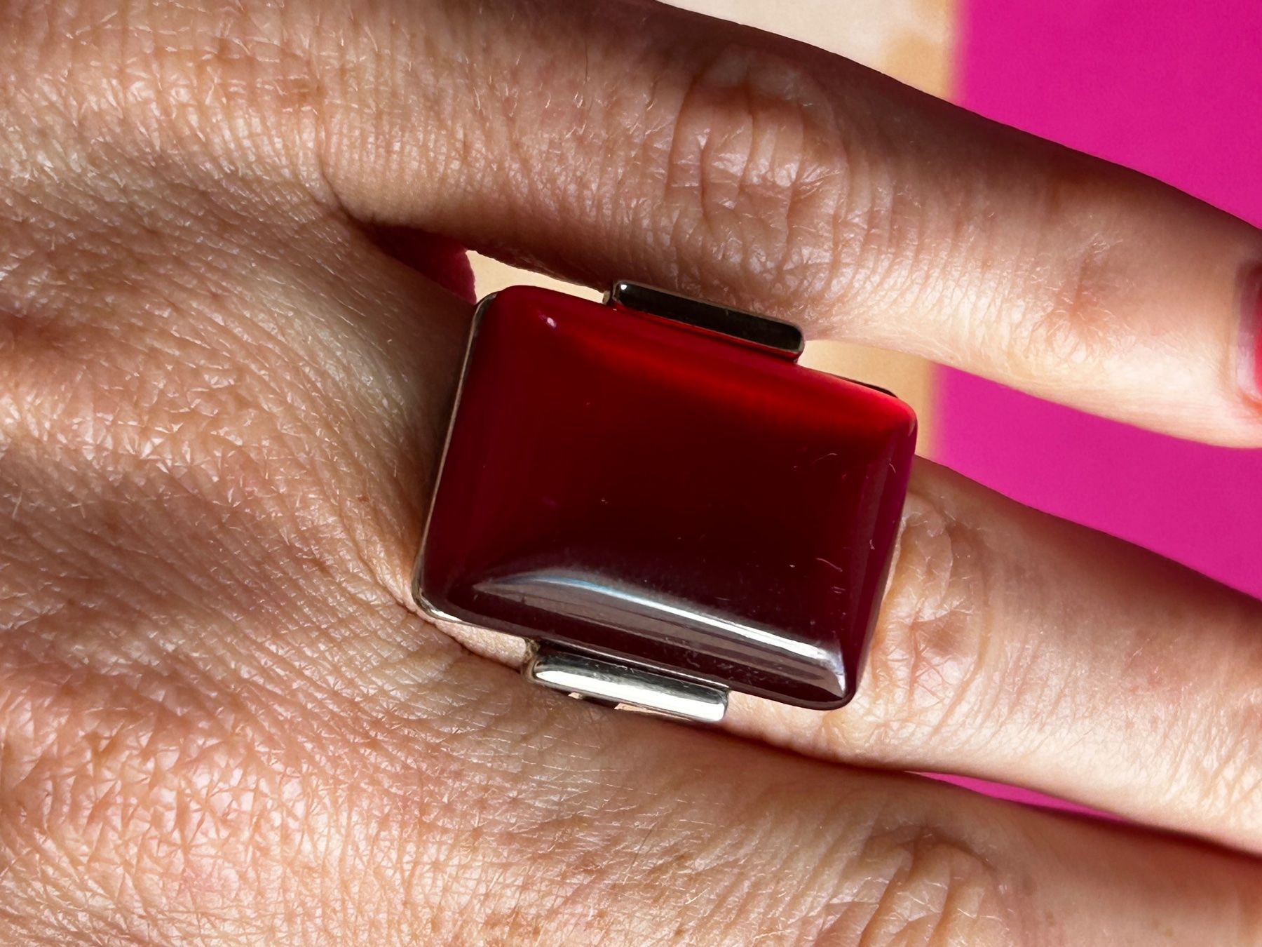 Bagues: Fingerring KIRSCHROT (53) – D'occasion à Dittingen par Bijoubelle 4