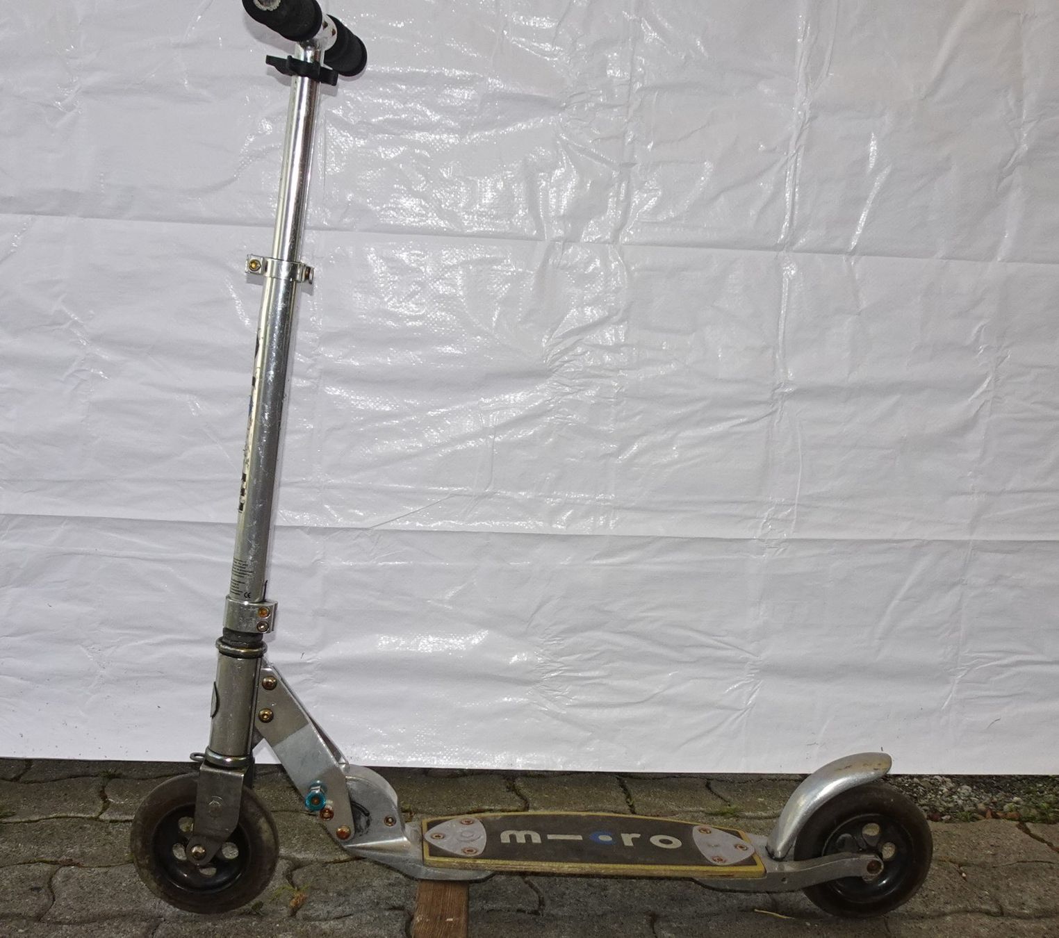 Kickboard: Micro Scooter Kinder Tretroller silber/schwarz gebraucht – Usato da DIEPOLDSAU venduto da BRUNI1346