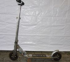 Micro Scooter Kinder Tretroller silber/schwarz gebraucht
