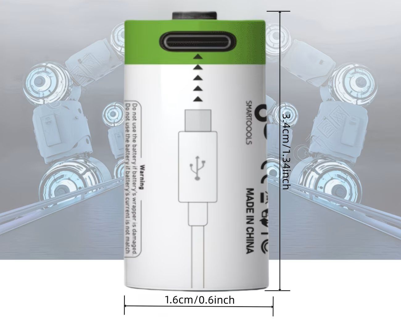 Akkus: wiederaufladbare Batterien CR123A – Gebraucht aus Zuchwil von Beppe_25.3 1