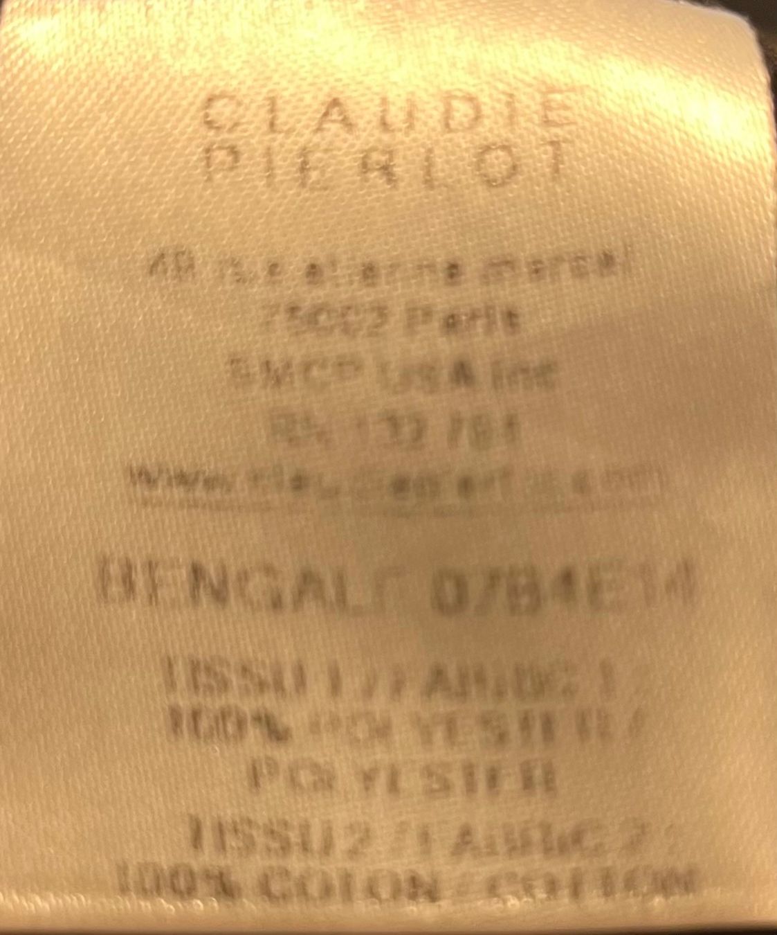 Claudie Pierlot Camicette: Claude Pierlot black lace collar size 36 – Nuovo (secondo la descrizione) da Colombier NE venduto da Rain.. 4