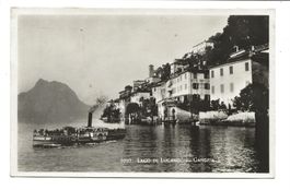 Gandria (TI) Lago di Lugano - Dampfschiff ITALIA - 1933