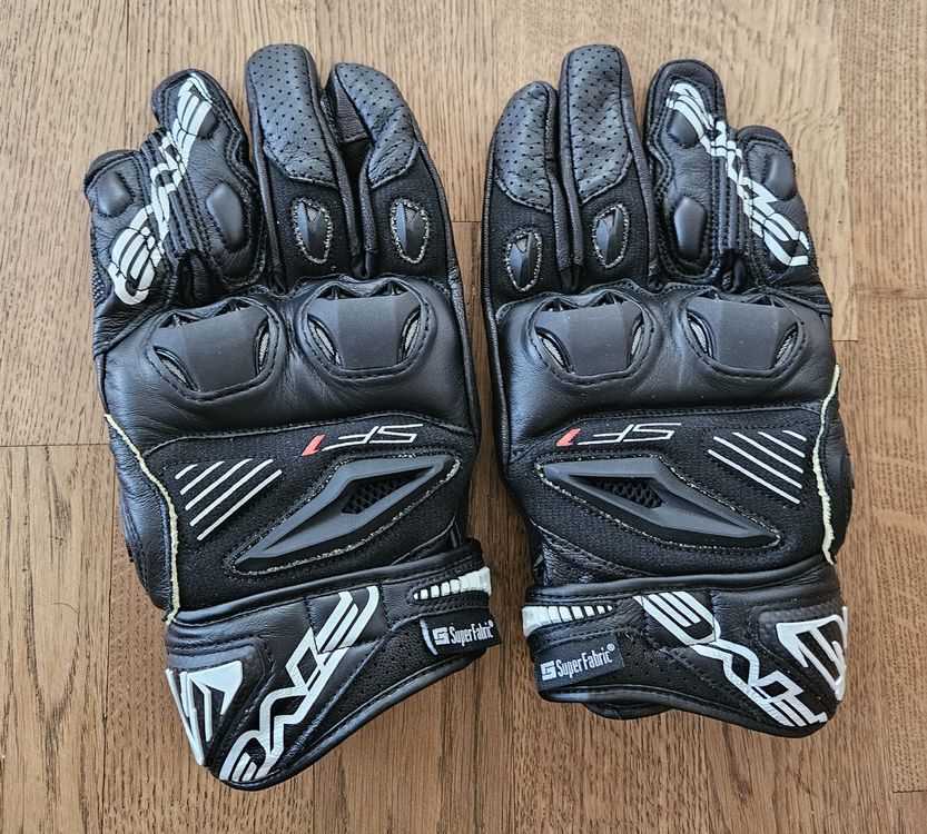 SPIDI Underground Motorradhandschuhe Winter - Wasserdicht, Warm, Touchscreen, Typ K, Schwarz