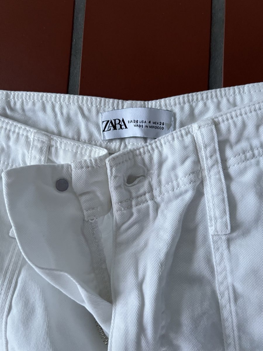 Zara Pantaloni: Zara Cargo Hosen Weiss Gr.S – Usato da zürich venduto da kira.jj 1