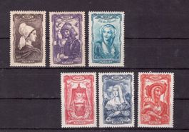 Briefmarken Frankreich 1943 ungebraucht mit Falz