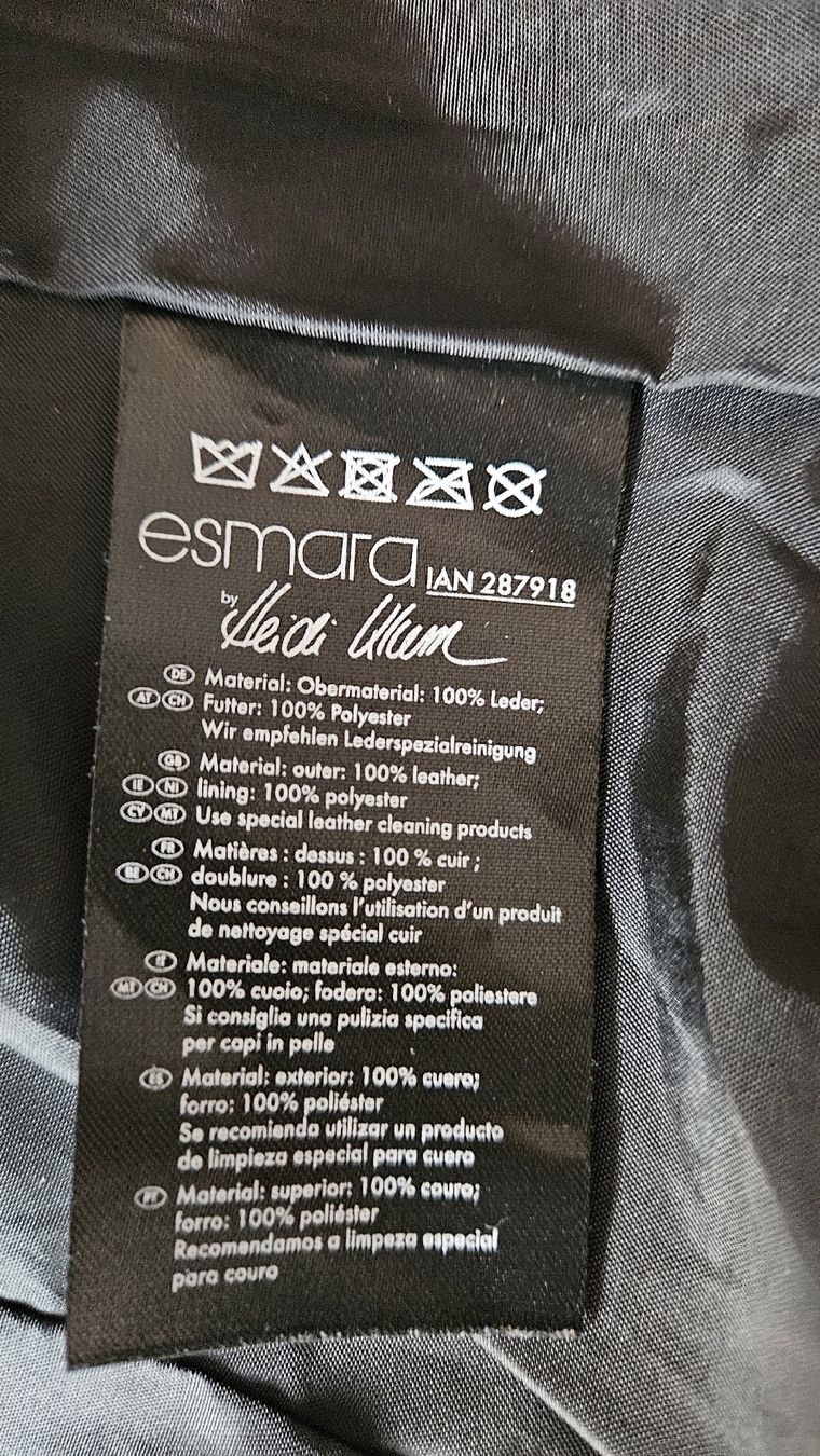 Jacken: Damen-Lederjacke esmara – Gebraucht aus Wichtrach von Hofi05101981 5